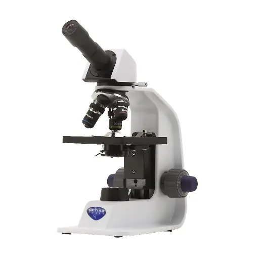 [B-152R-PL] B-150 Monocular brightfield microscope, 400x, PLAN, rechargeable batteries